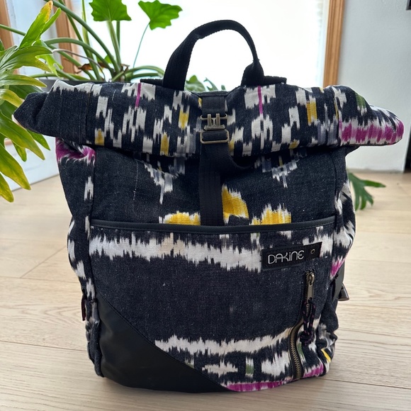 Dakine X Piece & Co Collar Ikat Roll Top Back Pack - Picture 1 of 6